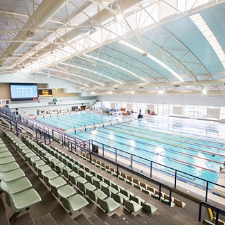 HBF Stadium 8 lane pool in 25m mode